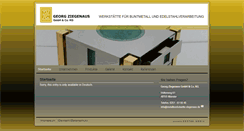 Desktop Screenshot of metallwerkstaette-ziegenaus.de